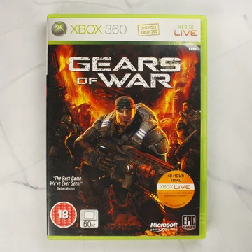 Gears of War videójáték Xbox 360 tokjának előlapja