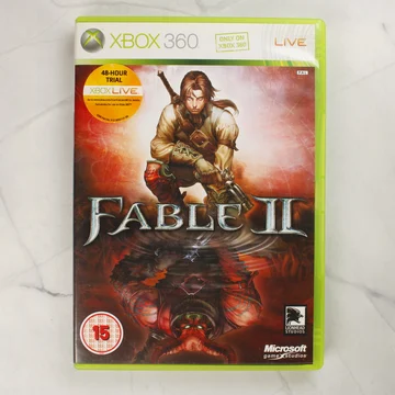 Fable II Xbox 360 videójáték tokjának előlapja