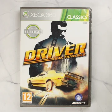 Driver: San Francisco Xbox 360 videójáték tokjának előlapja
