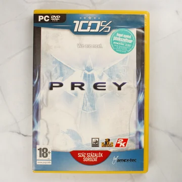 Prey PC videójáték sárga DVD-tok előlapi borítója