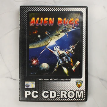 Alien Bugs PC CD-ROM videójáték előlapi borítója műanyag tokban