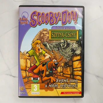 Scooby-Doo! Ötödik akta - Szfinx-csíny PC videójáték előlapja tokban