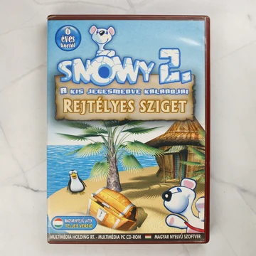 Snowy 2. A kis jegesmedve kalandjai: Rejtélyes sziget PC CD-ROM videójáték tokjának előlapja