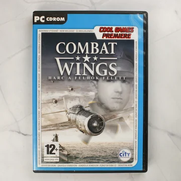 Combat Wings Harc a felhok felett PC videojatek elolapja műanyag tokban