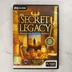 The Secret Legacy: Discover an Egyptian Mystery PC CD-ROM játék előlapja tokban