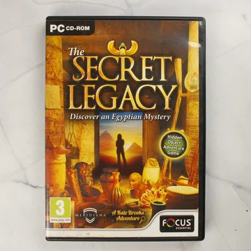 The Secret Legacy: Discover an Egyptian Mystery PC CD-ROM játék előlapja tokban