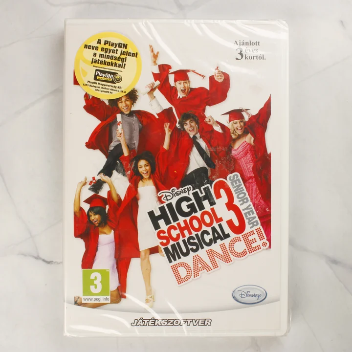 Disney High School Musical 3 Senior Year Dance PC videójáték doboza elölről