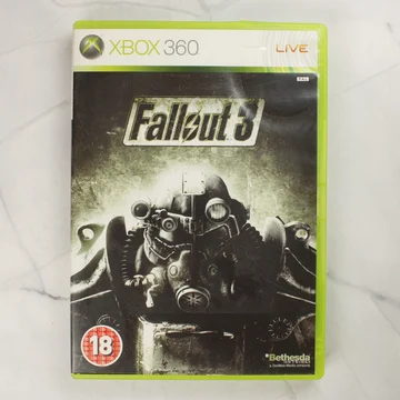 Fallout 3 Xbox 360 videójáték tokja elölről
