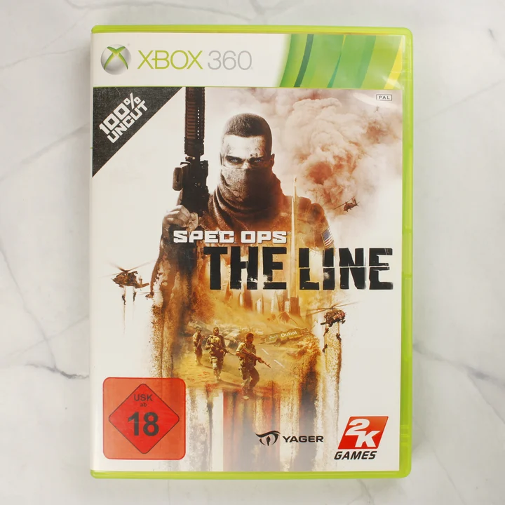 Spec Ops: The Line Xbox 360 videójáték tokjának előlapja