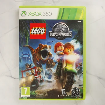 LEGO Jurassic World Xbox 360 videójáték tokja elölről