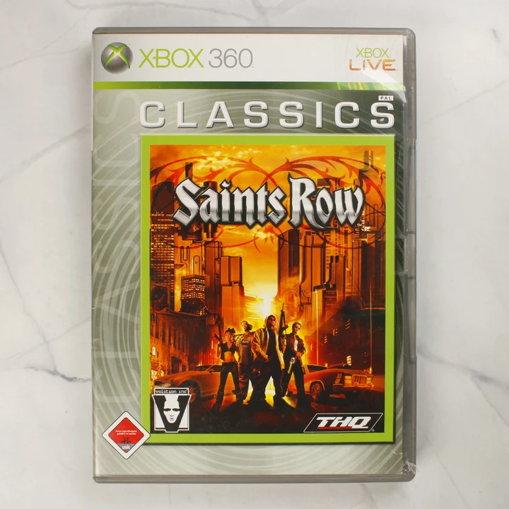 Saints Row Classics Xbox 360 front Saints Row Classics Xbox 360 videójáték előlapja