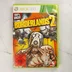 Borderlands 2 Xbox 360 videójáték előlapi borítója zöld műanyag tokban