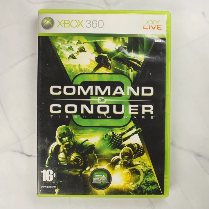 Command & Conquer 3: Tiberium Wars Xbox 360 előlap Command & Conquer 3: Tiberium Wars Xbox 360 játék tokjának előlapja