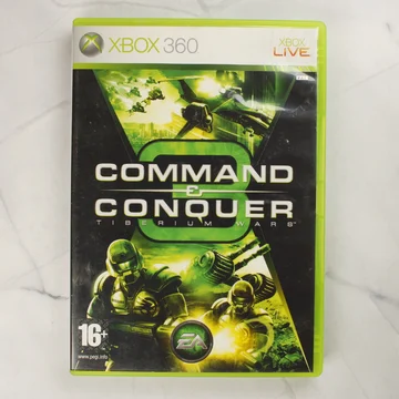 Command & Conquer 3: Tiberium Wars Xbox 360 játék tokjának előlapja