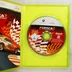 Nyitott zöld Xbox 360 tok a Forza Motorsport 2 játéklemezzel és kiskönyvvel