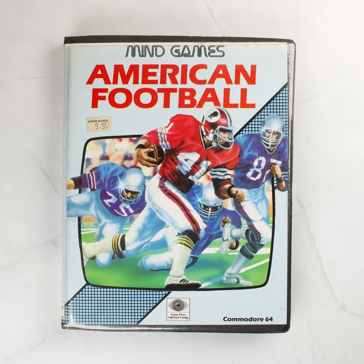 American Football C64 borító American Football Commodore 64 játék tokja elölről