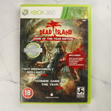 Dead Island Game of the Year Edition Xbox 360 videójáték tokjának előlapja