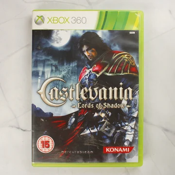 Castlevania Lords of Shadow Xbox 360 videójáték előlapja tokban