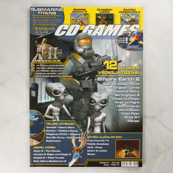 A CD Games magazin 2005. júliusi számának borítója