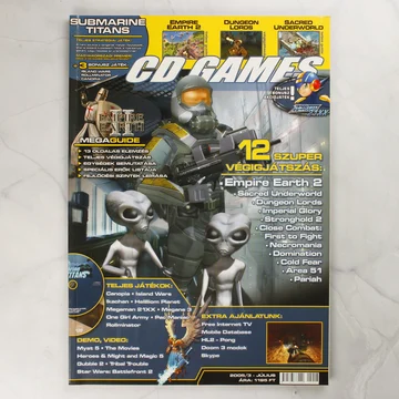 A CD Games magazin 2005. júliusi számának borítója