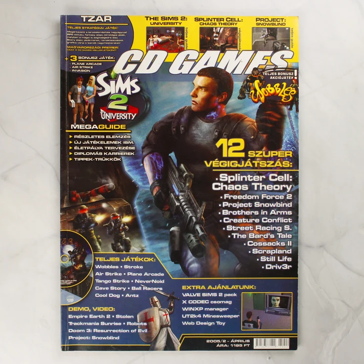 A CD Games magazin 2005. áprilisi számának előlapja