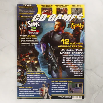 A CD Games magazin 2005. áprilisi számának előlapja