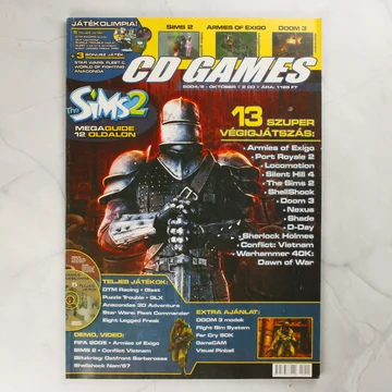 A CD Games magazin 2004/5. októberi számának borítója páncélos harcossal