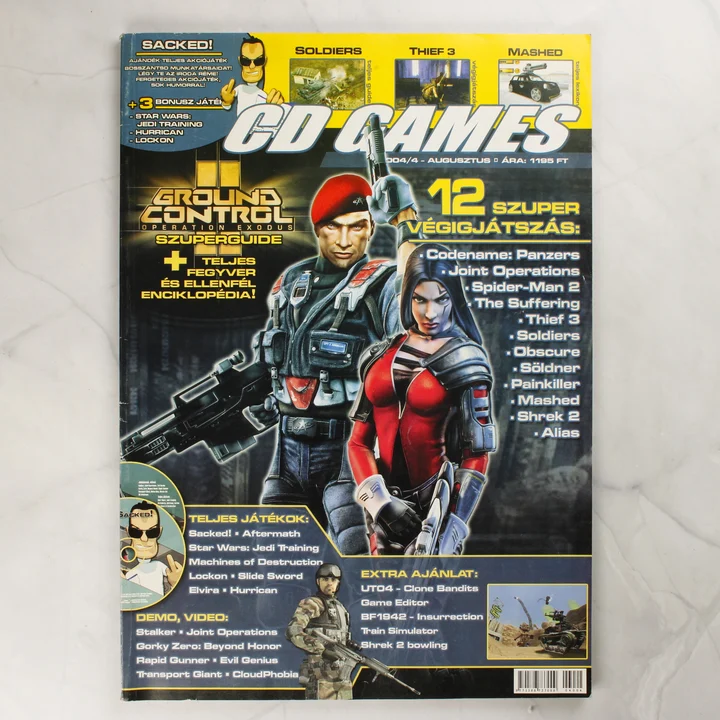 CD Games magazin 2004/4 borító A CD Games magazin 2004. augusztusi számának címlapja