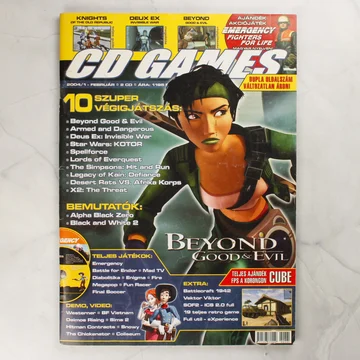 CD Games magazin 2004 februári számának címlapja a Beyond Good & Evil grafikájával