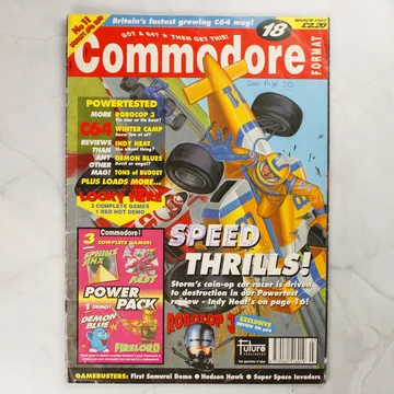 Commodore Format magazin 18. szám borítója 1992 márciusából