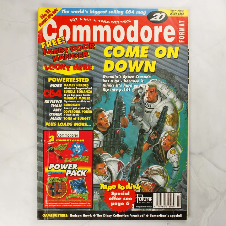 Commodore Format 20. szám borító A Commodore Format magazin 20. számának borítója 1992 májusából