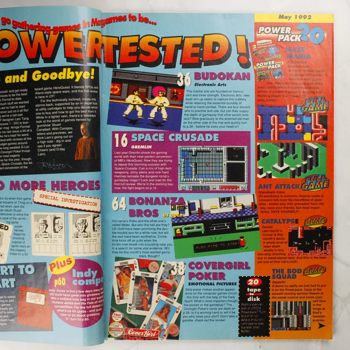 Commodore Format magazin tartalom és ismertetők Játékismertetők és hírek a Commodore Format magazinban