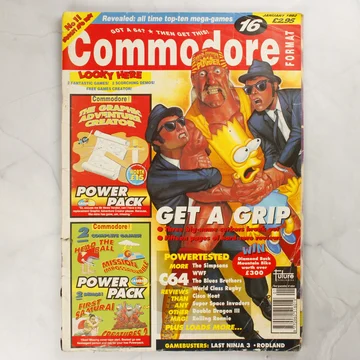 A Commodore Format videójáték magazin 16. számának címlapja 1992 januárjából