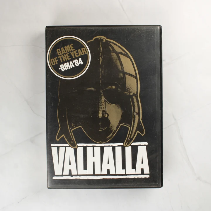 Valhalla C64 játék előlap Valhalla videójáték Commodore 64 tok előlapja
