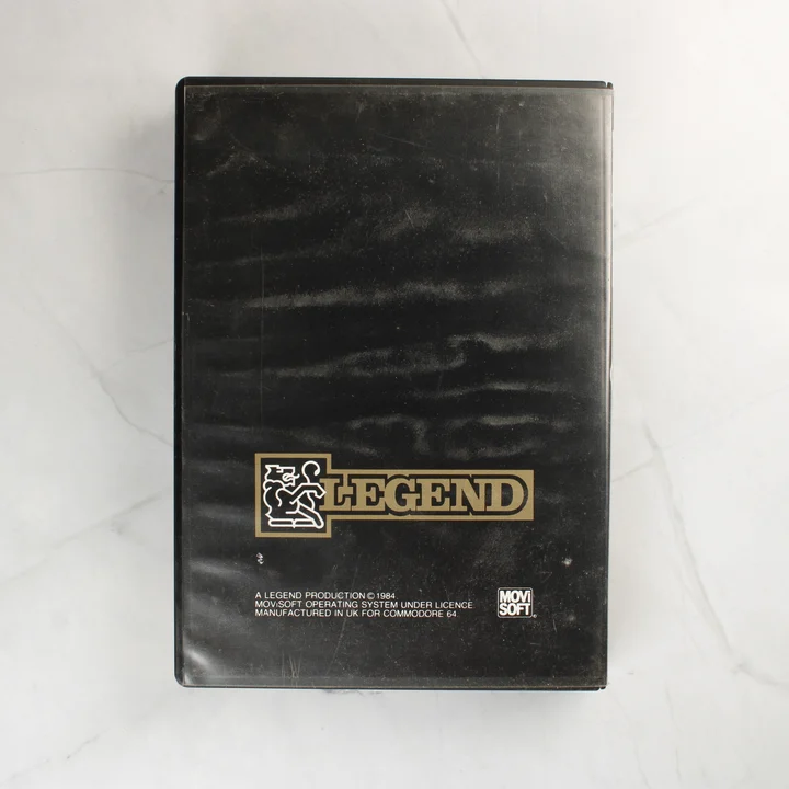 Valhalla C64 játék hátlap Valhalla videójáték Commodore 64 tok hátlapja