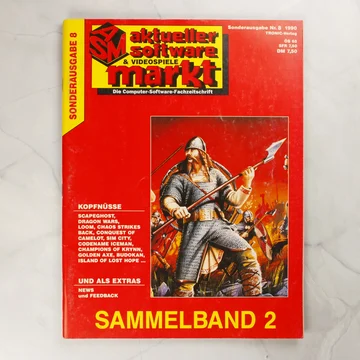 Az ASM Sonderausgabe Nr. 8 1990 Sammelband 2 videójáték magazin piros borítója
