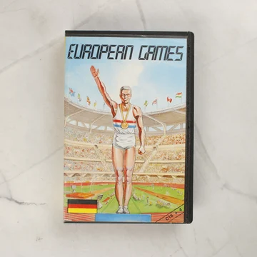 European Games Commodore 16 játék borítója