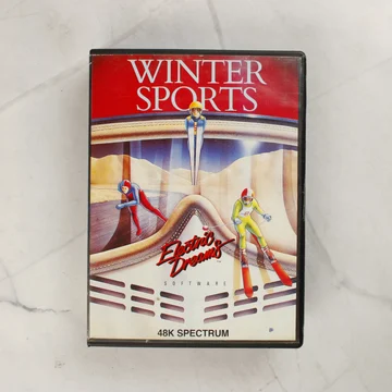Winter Sports videójáték előlapja ZX Spectrum 48K platformra
