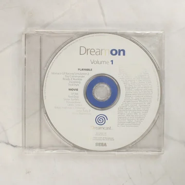 Dreamon Volume 1 Sega Dreamcast demólemez átlátszó tokban