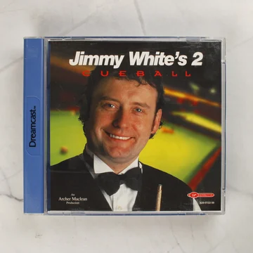 Jimmy White's 2 Cueball Sega Dreamcast videójáték műanyag tokban