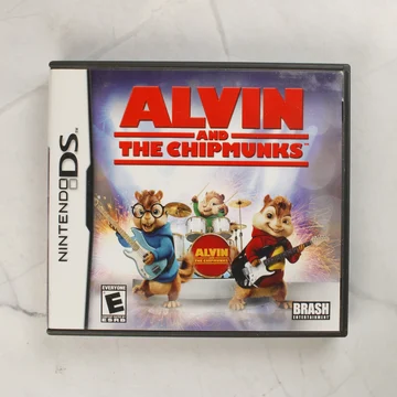 Alvin and the Chipmunks Nintendo DS videójáték tokjának előlapja