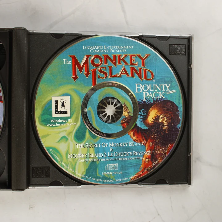 The Secret of Monkey Island és Monkey Island 2 CD The Secret of Monkey Island és Monkey Island 2 gyűjteményes CD lemez