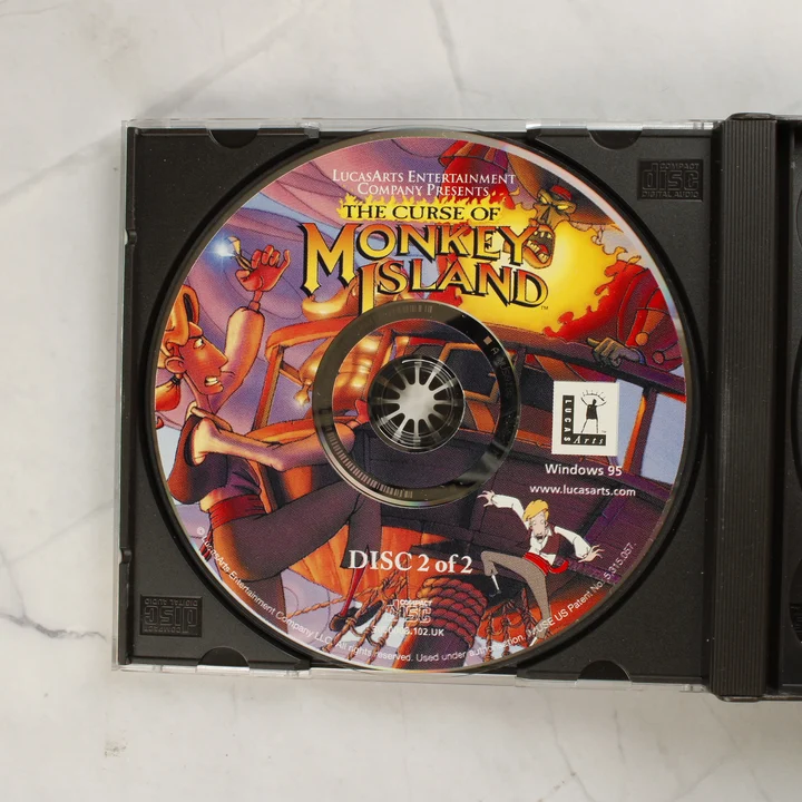 The Curse of Monkey Island Disc 2 CD The Curse of Monkey Island Disc 2 CD lemez a tokban