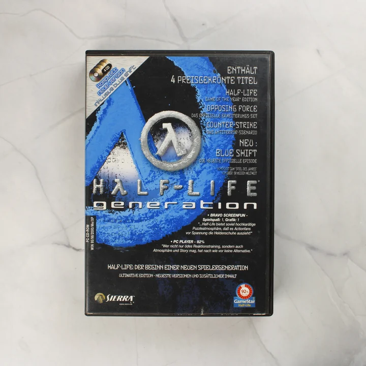 Half-Life Generation PC játék műanyag tokjának előlapja