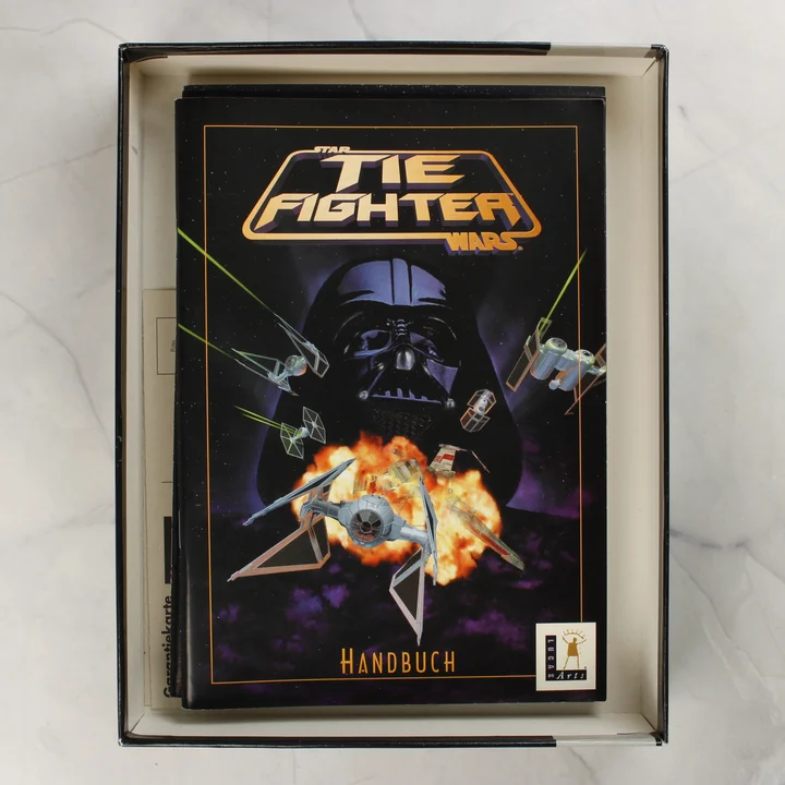 Star Wars TIE Fighter német nyelvű kézikönyv címlapja