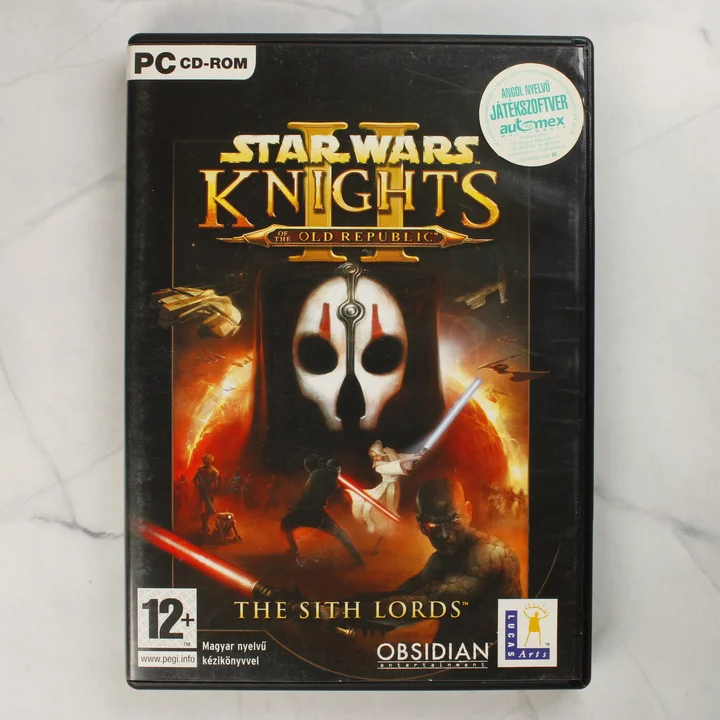 Star Wars Knights of the Old Republic II The Sith Lords PC CD-ROM doboz elölről
