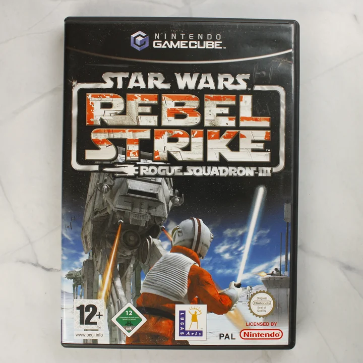 Star Wars Rogue Squadron III Rebel Strike dobozos Nintendo GameCube játék elölnézete