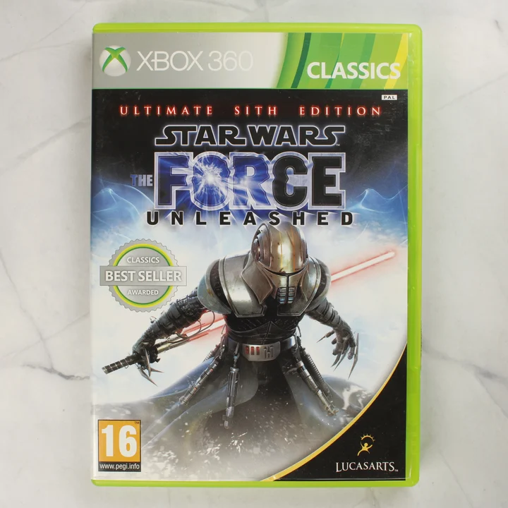Star Wars The Force Unleashed Ultimate Sith Edition Classics borító Xbox 360-ra