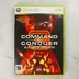 Command & Conquer 3: Kane's Wrath Xbox 360 játék elülső borítója zöld műanyag tokban