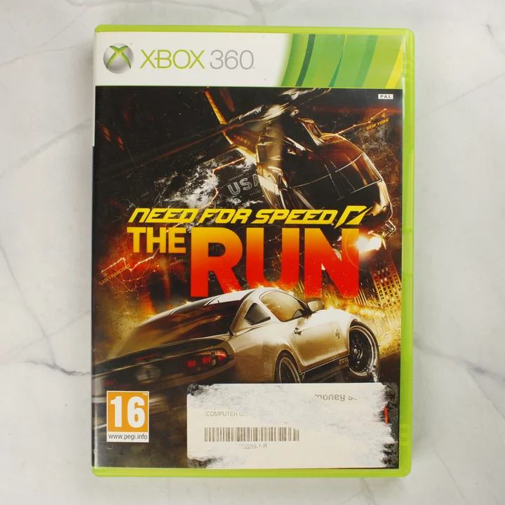 Need for Speed The Run Xbox 360 játék elülső borítója